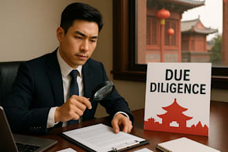 provide due diligence service on chinese companies