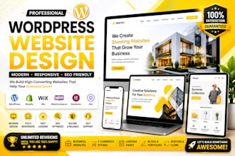 build, design, redesign, ecommerce website,wordpress business website develoment