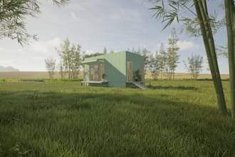 high quality 3d rendering and 2d illustrations for architecture