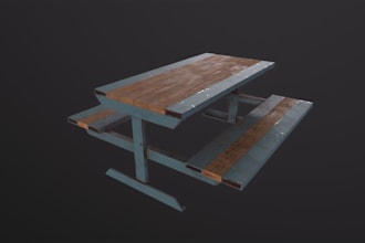 model and texture 3d game prop or asset for game