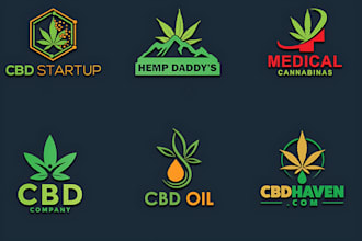 do modern creative cannabis, vape, cbd, marijuana and medical logo