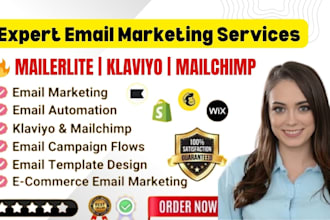 do mailerlite email campaign klaviyo, mailchimp email newsletter template design