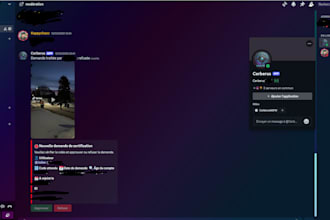 created a simple discord