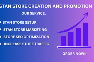 build design and promote your stan store for sales