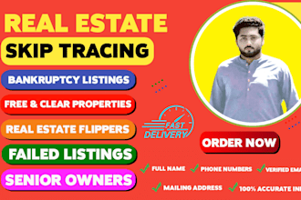do bankruptcy listings free and clear properties flippers failed listings leads