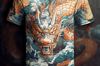 do a tshirt design in modern streetwear style