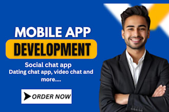 flutter app developer, develop dating app, social chat app, tinder, mobile app