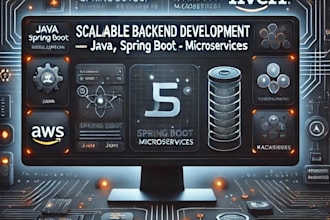 help you create java spring boot backends with cloud or database