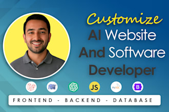 do custom ai software, PHP laravel web app, full stack development