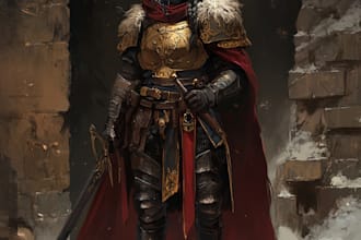 make a dnd character art and dnd character art