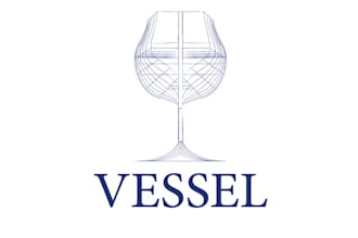 design combination vineyard oyster farm logo