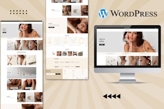 create modern responsive wordpress website design, redesign, landing page