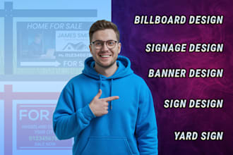 do billboards, banners, and signage design