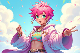make anime illustration for your personal project