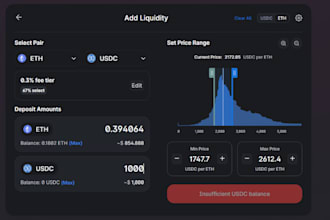 uniswap liquidity pool, staking dapp, presale website, solidity, mining website