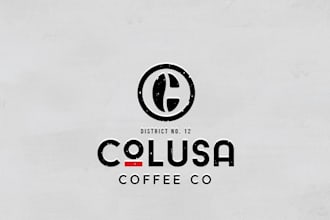 create a modern minimalist coffee shop logo design