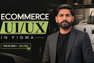 design ecommerce website UI UX in figma