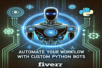 build automated python bot for job finder bot, monitor tiktok bot, linkedin bot