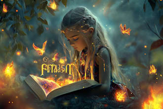 design fantasy book cover, paperback cover, or kindle cover