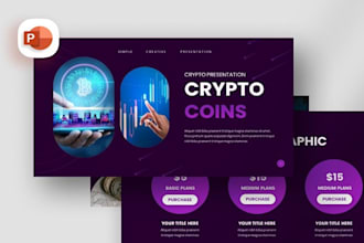 create pitch deck presentation design for crypto, ai, gaming, metaverse, nft