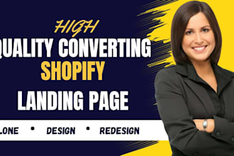 design or clone shopify landing page gempages redesign shopify store pagefly