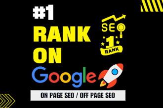 provide monthly SEO service for top 10 google rankings