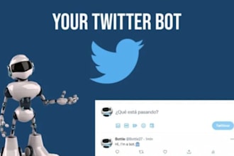 develop ai twitter bot, ai chatgpt  bot, ai chatbot, ai crypto bot, telegram bot