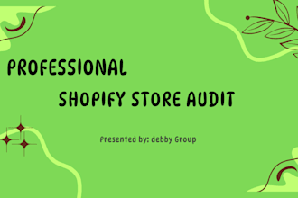 audit your shopify store