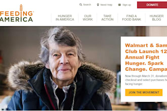 non profit website, charity website, ngo website, 501c3 website, church website