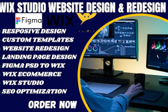 design wix studio business ecommerce website redesign wix website development