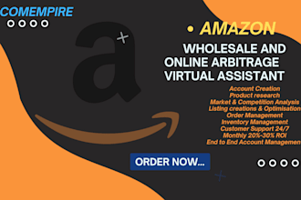 be your amazon fba wholesale virtual assistant