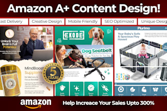 design amazon a plus content or ebc enhance brand content
