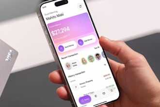 build custom fintech app payment app neobank app, wallet app loan app