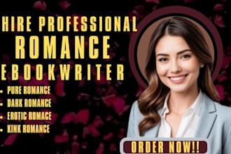 ghost write romance fiction story, fantasy, sci fic, thriller novel fanfiction