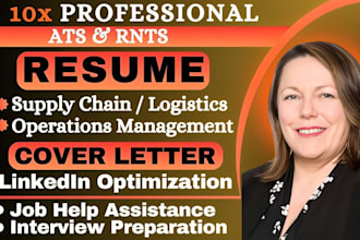 review resume and create jobs resume for supply chain management or logistics CV