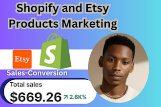 promote shopify etsy shop traffic seo sales pinterest marketing promotion ads