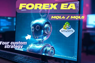 create a custom forex expert advisor or indicator for mt4 or mt5