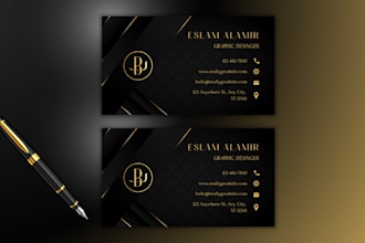 design a professional and modern business card