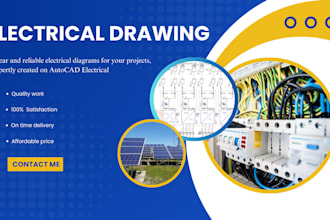 draw your electrical diagram on autocad electrical
