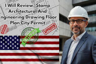 design architectural plan, site plan, floor plan mep plan hvac stamp city permit
