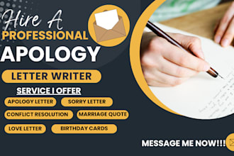do apology letter that express remorse and mends family, workplace relationship