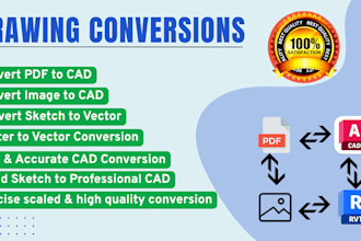 convert PDF, image, or sketch to cad and one line schematic electrical diagram