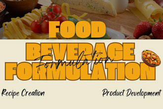 formulate food formula, beverages, vitamins and nutritional supplement