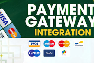 integrate, paypal, stripe or any payment gateway in shopify and wordpress