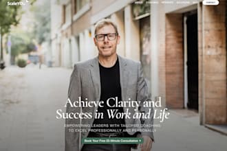 design and develop a website for your coaching business