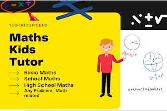 tutor your kids in basic and elementary subjects math and english tutor