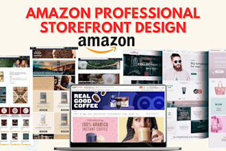 create professional amazon brand store and storefront design