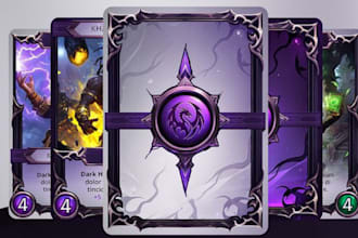 do card game design playing card illustration card box trading card board game
