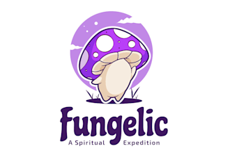 create a custom modern agriculture fungelic farm logo design