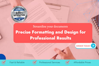 edit word document, and do ms word document formatting for you